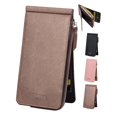 thumbnail image 1 of Deago Womens Leather Multi Card Organizer Wallet Credit Card Holder Thin Wallet with Zipper Pocket (Kaki), 1 of 8