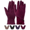 thumbnail image 1 of Deago Womens Winter Warm Gloves with Sensitive Touch Screen Texting Fingers Fleece Lined Windproof Gloves (Red), 1 of 9