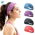 thumbnail image 1 of Deago Workout Headbands For Women Non Silp Sweat Bands Moisture Wicking & Quick Dry (Red), 1 of 8