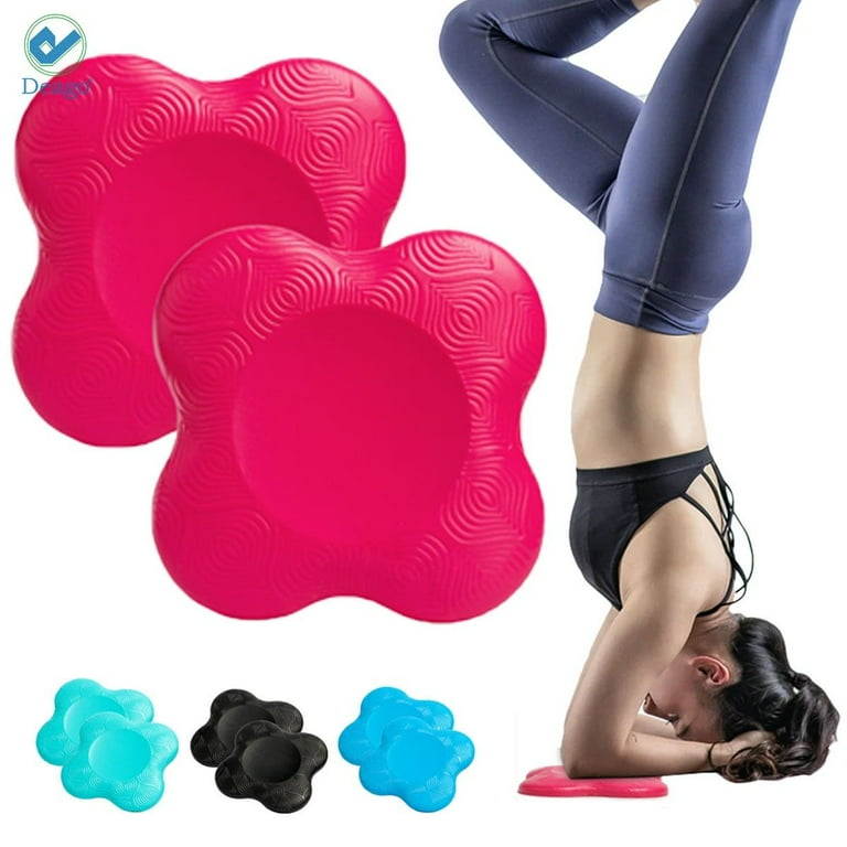 Deago Yoga Knee Pads (Set of 2) - Yoga Props and Accessories for Women/Men Cushions  Knees and Elbows for Fitness, Travel, Meditation, Kneeling, Balance, Floor,  Pilates 