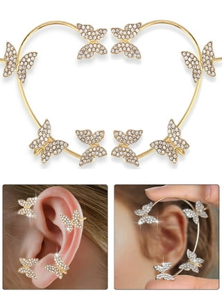 Gold Crawler Earring