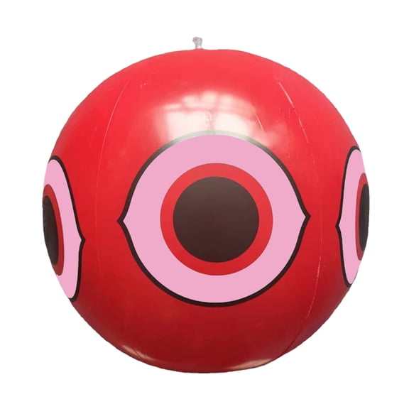 40CM Anti Bird Inflatable Repeller Bird Repellent Scare Eye Balloons Decor Supplies (Red)