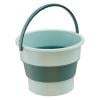 5L Foldable Bucket Portable Water Storage Bucket For Home Travel Decor Supplies (Light Green)