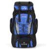 80L Climbing Backpack Large Capacity Hiking Backpack Travel Accessories Sport Supplies (Blue)