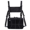 thumbnail image 1 of Adjustable Chest Rig Waist Bags Hip Hop Cross Shoulder Bag Safety Black (Outdoor Casual Bag), 1 of 8