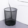 thumbnail image 1 of Deal Countdown! Waste Paper Dustbin Black Wire Heavy Duty Paper Bucket for Home Bureau A Wastepaper Set Other Cleaning Supplies Practical Home Decor 10.2" X 9.1" X 7.3" Happy 2026!, 1 of 6
