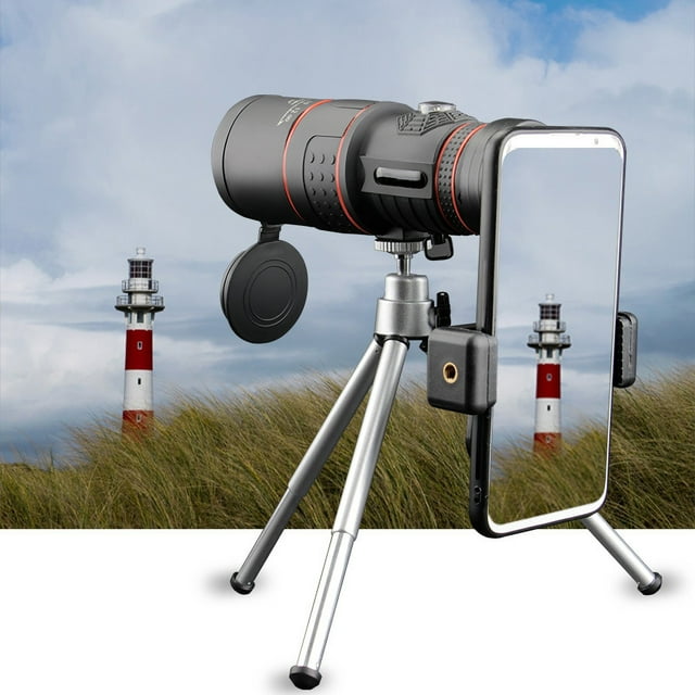 Deal of the Day Clearance 12x50 Monocular Telescope for Smartphones