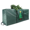 thumbnail image 1 of Christmas Tree Storage Bag,Tree Storage Bag 12ft Artificial Disassembled Trees,Heavy Duty Xmas Holiday Tree Bag with Durable Handles & Dual Zipper (Black 48x15x20in), 1 of 5