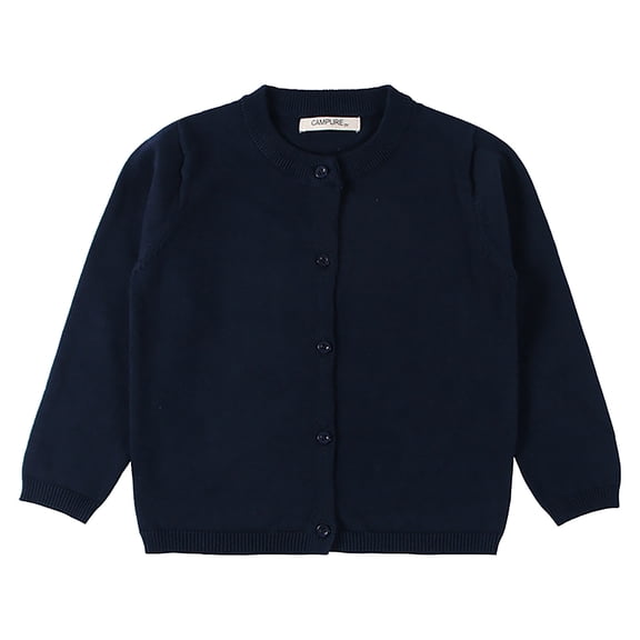 Pitauce Sweaters for Boy Winter Solid Color Cardigan Children's Sweater Button Down Knitted Sweater Long Sleeve Base Cotton Knit Sweater