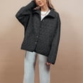 thumbnail image 1 of Deal for Days Holiday Decor Ofreoo Fashion Women's Casual Comfortable Long SleeveTurndow Neck Button Pocket Blouse Top Coat Jacket Outwear Womens Winter Coats, 1 of 8