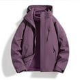 thumbnail image 1 of Deal for Days Holiday Decor Ofreoo Women's Winter Casual Fashion Solid Corduroy Irregular Cardigan Jacket Long Sleeve Coat Top Winter Jackets for Women, 1 of 3