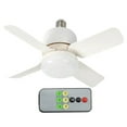 thumbnail image 1 of E27 Socket Led Ceiling Fan Light 14W With Remote For Bedroom Living Room Decor Light (White), 1 of 10