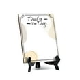 thumbnail image 1 of Deal Of The Day 6x8 Dry Wipe Table Sign Easy Installation | Restaurant & Bar | Perfect To Clearly Direct Customers & Advertise Specials | No Pen Included, 1 of 9