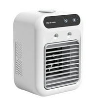 Portable Mini Air Cooler Fan with 500ml Water Tank, 2 Speeds 2 Modes, Multi-Function Humidifier Cooling Fan for Fan, Evaporative Air Cooler for Home,Office (8.4x6.4x4.5 inch)