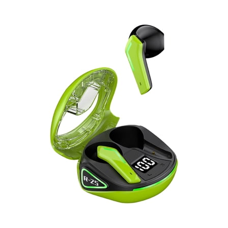 Wireless Earbuds Bluetooth 5.3 Headphones 90 Hrs Playtime Earbuds with Wireless Charging Case Power Display Over-Ear Earphones with Earhooks Waterproof Stereo Headset for Android Phone Workout