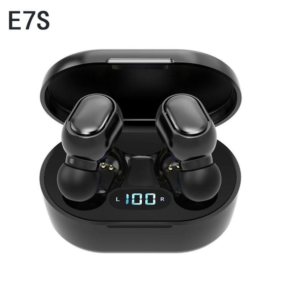 Wireless Earbuds Bluetooth 5.3 Headphones Bass Stereo Ear Buds with Noise Cancelling Mic LED Display in Ear Earphones IP7 Waterproof 36H Playtime for Laptop Pad Phones Sports Workout