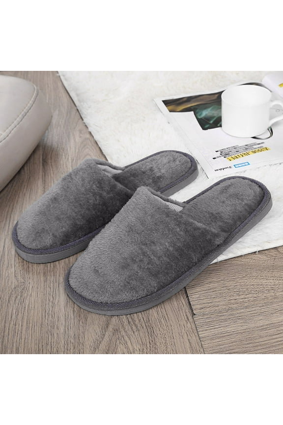 Warm Home Plush Soft Slippers Indoors Anti-slip Winter Floor Bedroom Shoes Scuff Cute House Bedroom Shoes Home Sleep Slipper