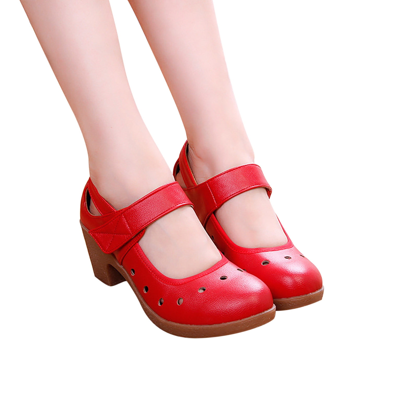 Deal of The Day! Pitauce Women's Shoes Classic Casual Round Toe Mid