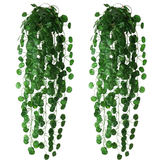 Deal of the Day Clearance! Artificial Plants Kingtowag Home Decor, 2 Bunches of Chlorophytum Comosum, 2Pc Chlorophytum Comosum, Special Offers