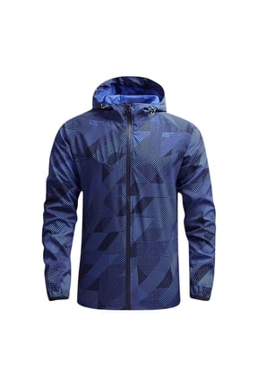 Deal of the Week Ofreoo Men's Casual Loose Fitting Long Sleeved Zippered Hooded Jacket Jackets for Men