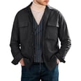 thumbnail image 1 of Deal of the Week Ofreoo Men's Lightweight Jackets Full Leisure Solid Color Casual Windbreaker Coat with Zip Pockets, 1 of 4