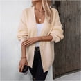 thumbnail image 1 of Deal of the Week Ofreoo Women's Fashion Loose Solid Colors Sweater Long Sleeve Cardigan Sweater Coat Fall Outfits for Women 2024, 1 of 5