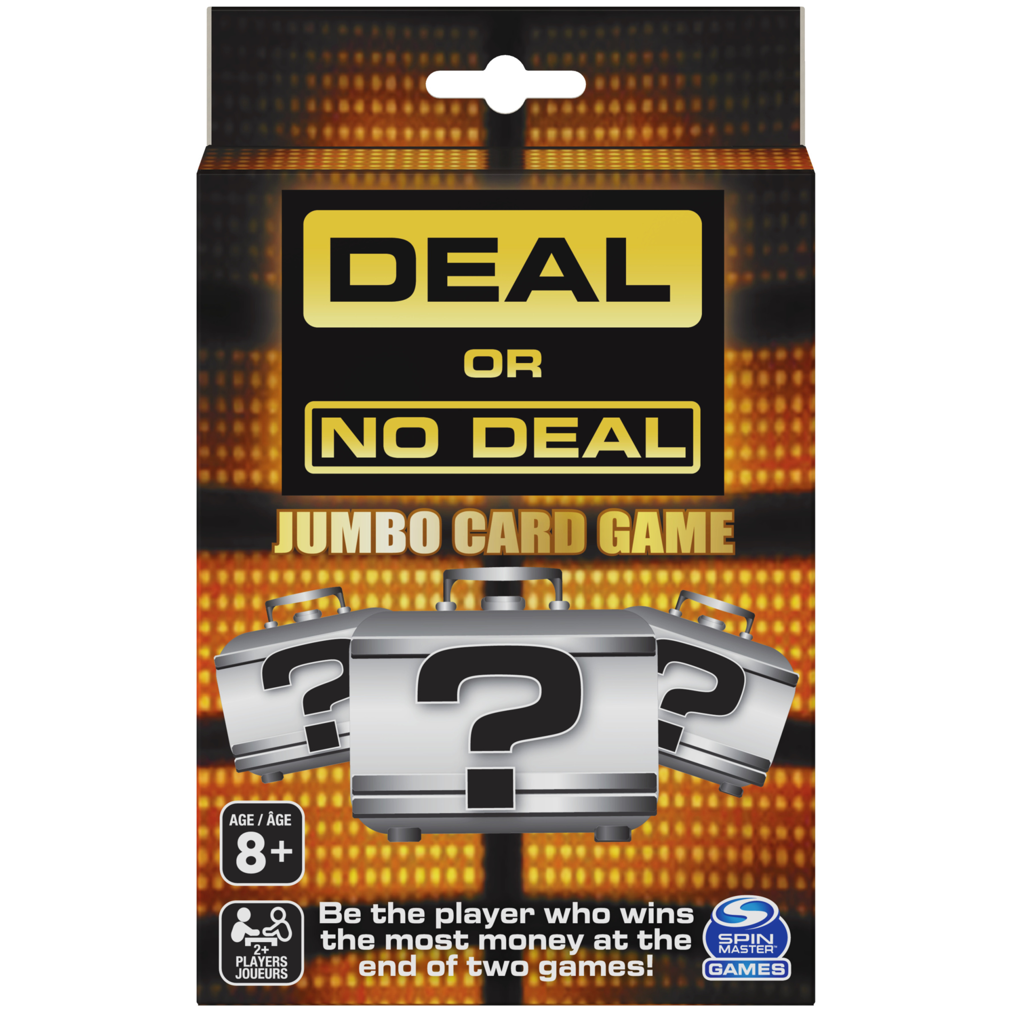 Deal or No Deal Game Show, Jumbo Card Game, For Families and Kids Ages 8 and up - image 1 of 7