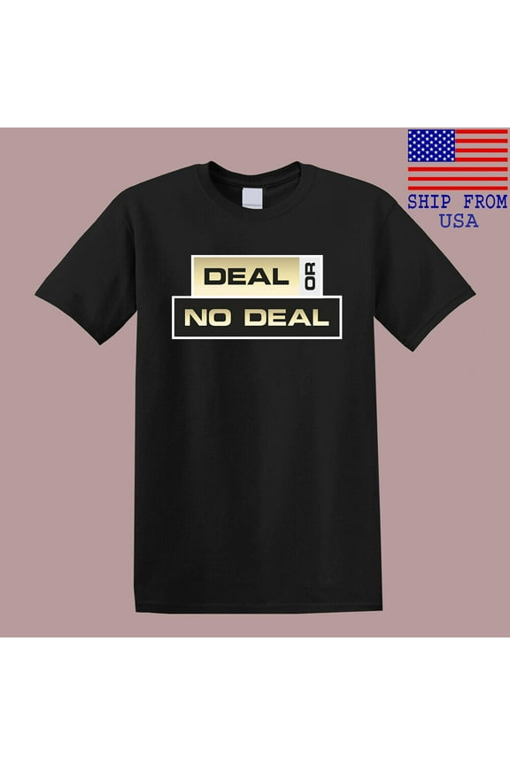 Deal or No Deal TV Game Show Men's Black T-Shirt Size S-4XL