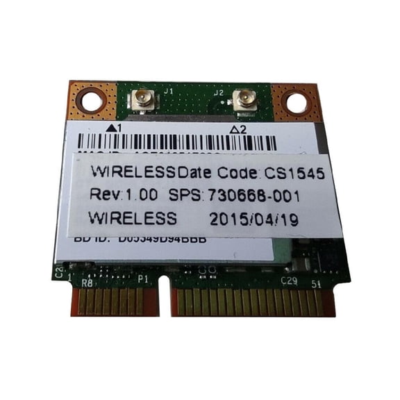 Deal4GO 730668-001 Dual Band Half Mini PC Wireless WiFi Card Bluetooth 4.0