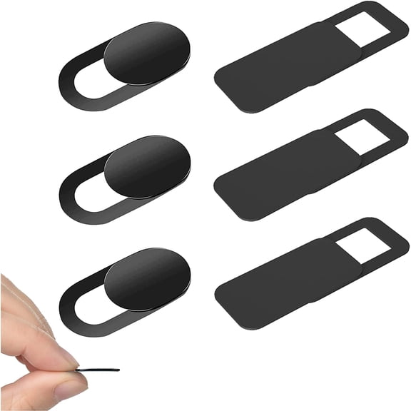 Webcam Cover Slide, Ultra Thin Camera Blocker for Laptop, Pc, Computer, Phone, Tablet, Protect Your Privacy (Pack 6)