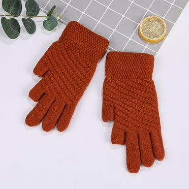 Mashaouyo Winter Gloves for Men Women Promo 23cm Winter Knitted Screen Gloves Adult Gloves 1PC