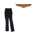 thumbnail image 1 of Dealer Leather C555-10 Womens Black Suede Leather Pants - Size 10, 1 of 1