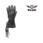 Dealer Leather GL2070-2XL All Leather Motorcycle Gauntlet Glove - 2XL