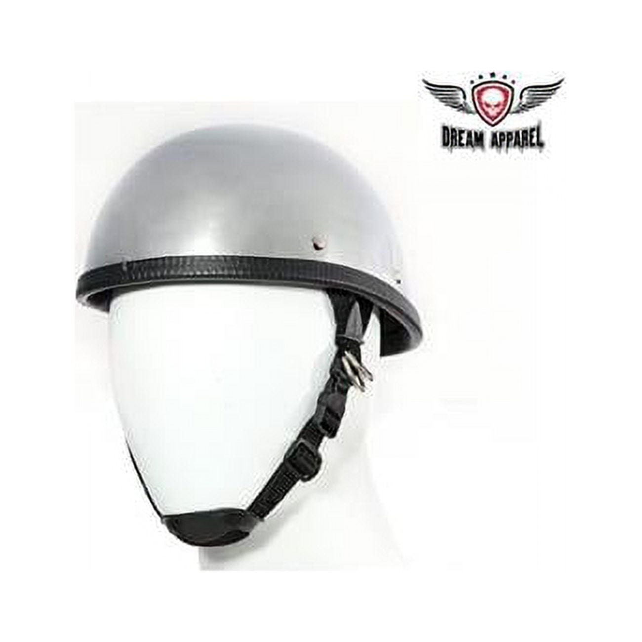 chrome novelty motorcycle helmet Mirror Silver Half with Pilot Goggles, German Style Vintage Open Face Cap Helmet, Chopper Scooter Retro Moped Moto Helmets, DOT Approved, S-XL : Automotive Contains Forward Positioned Nylon Y Outlaw Helmets N10 NOVELTY Chrome