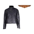 thumbnail image 1 of Dealer Leather LJ749-SS-L Womens Cowhide Jacket with V-Lace - Large, 1 of 5