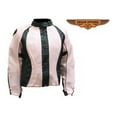 thumbnail image 1 of Dealer Leather LJ784-CC-2XL Womens Mesh Racer Jacket - 2XL, 1 of 4