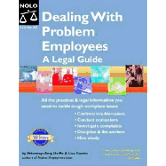 Pre-Owned Dealing with Problem Employees: A Legal Guide (Paperback) 0873379683 9780873379687