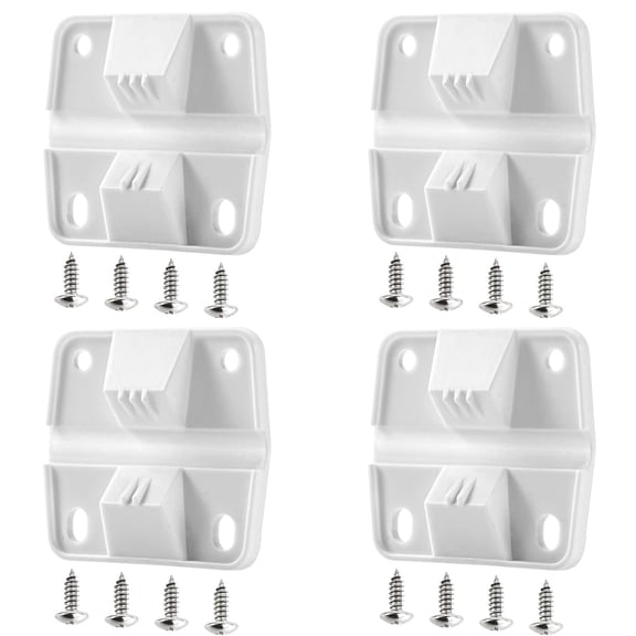 Deally Cooler Plastic Hinges Replacement for Coleman,Replacement Hinges for Coleman Xtreme Cooler Parts Ice Chest Hinges ,4 Pack with Screws