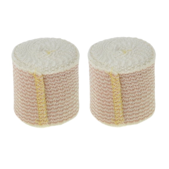 Dealmed Elastic Bandage Wrap 2" with Self Closure, Stretched Compression (2 Rolls/Pack)