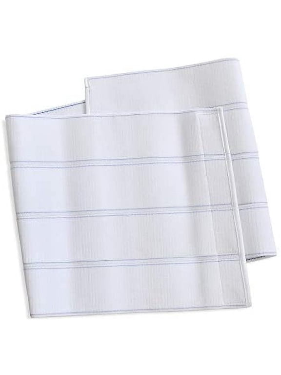 Abdominal Binder, Compression Wrap, Support Belt for Lower Waist (4 Panel, 12", Medium, 45" - 60")