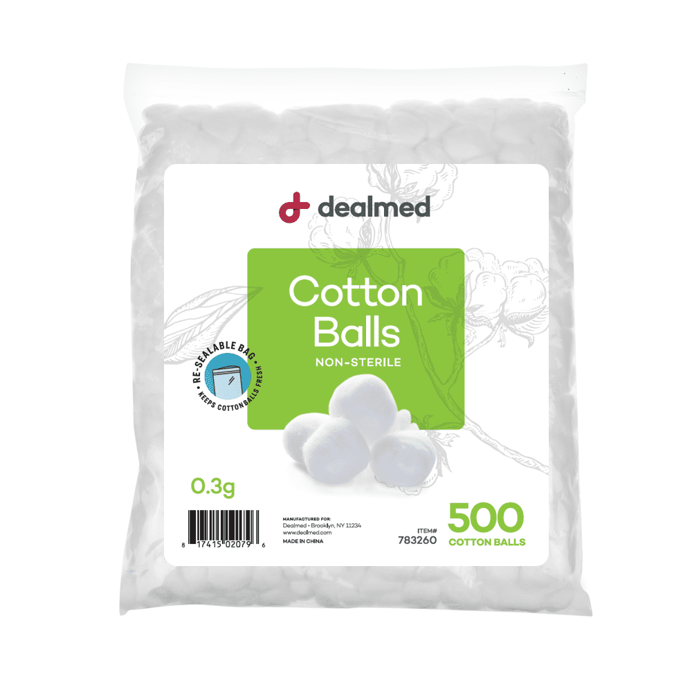 Disposable Sterile or Non Sterile Colored Cotton Ball - China Colored  Cotton Balls, Medical Absorbent Cotton Ball