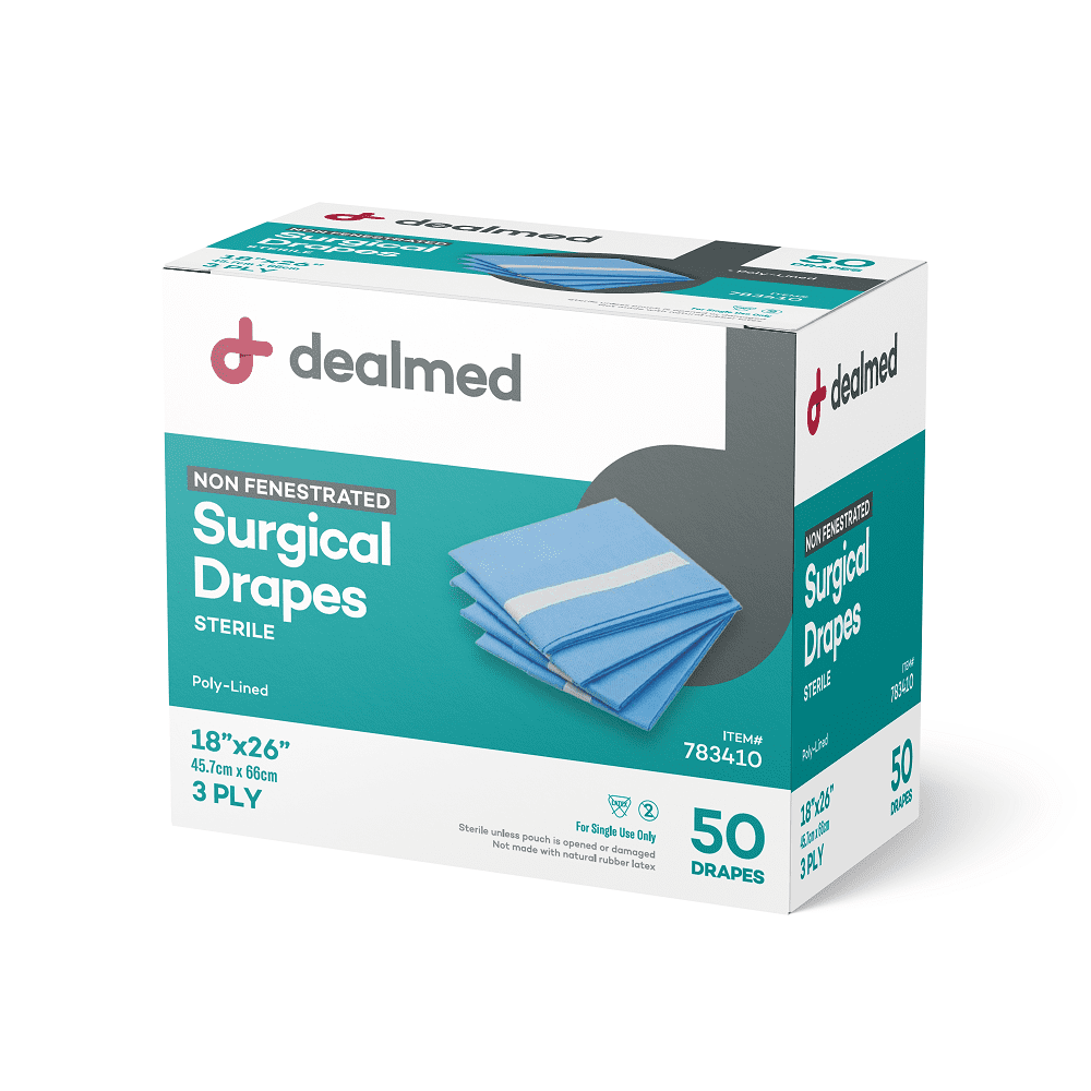 Dealmed Non-Fenestrated Surgical Drapes