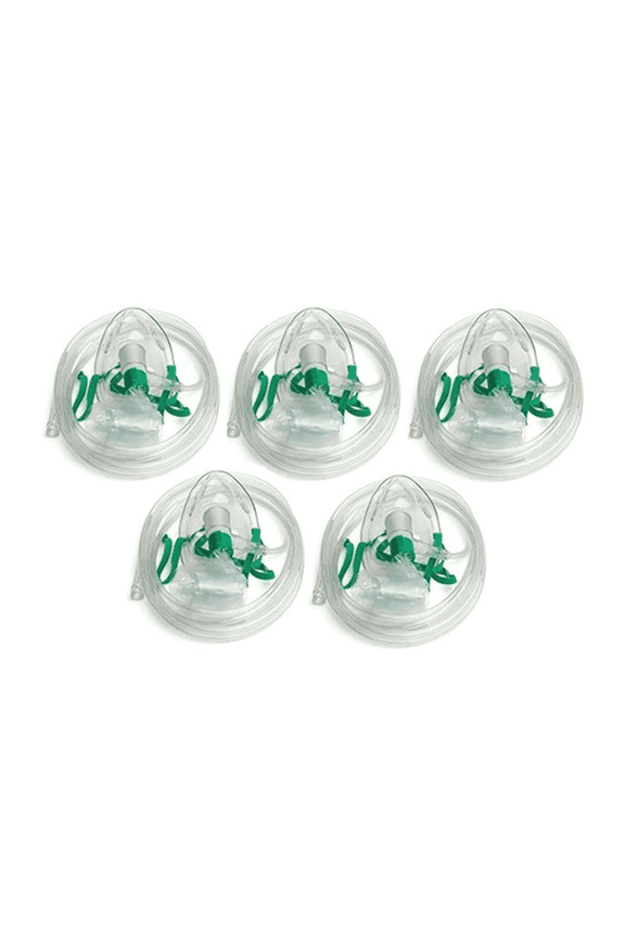 Non-Rebreather Oxygen Mask, Adult (5 Count)
