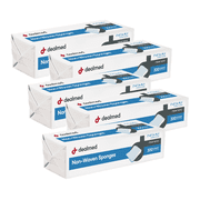 Dealmed Non-Woven Gauze Sponges 2" x 2" (1000 ct.) All-Purpose 4-Ply Non-Sterile Absorbent Dental Gauze Wound Care, 200 Count (Pack of 5)