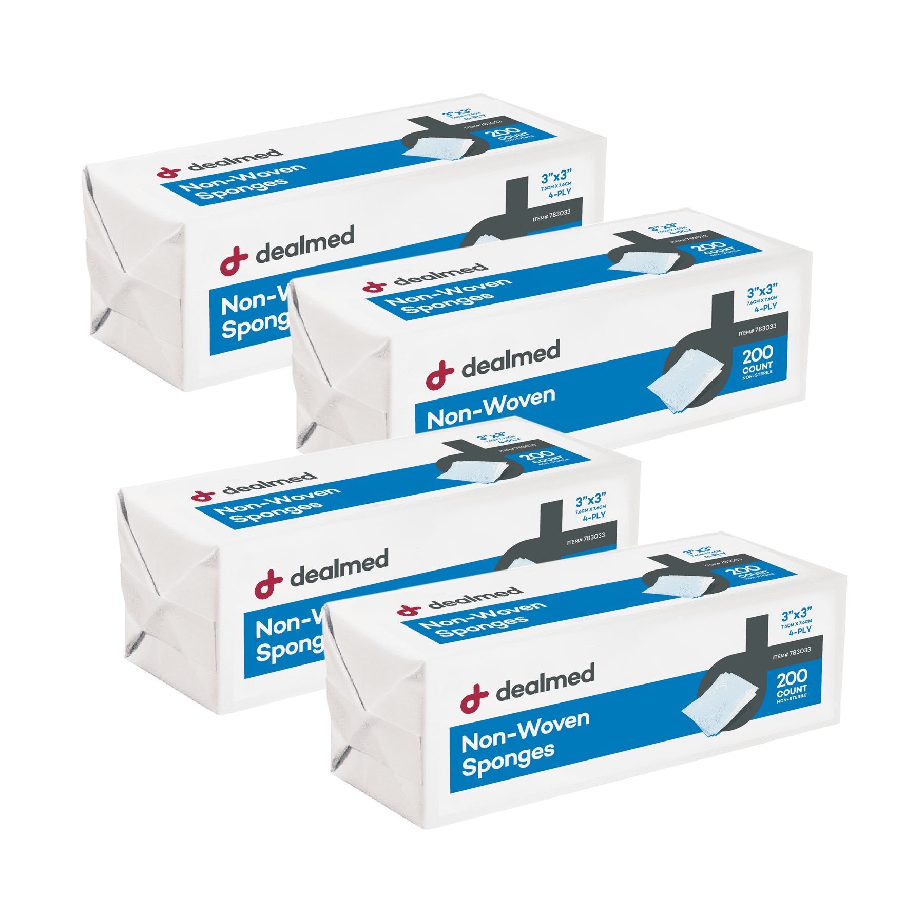 Dealmed Non-Woven Gauze Sponges 3