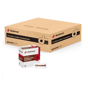 Dealmed Povidone Iodine 10% Swabsticks - Individually Sealed Packets Perfect for Wound Care and Portable First Aid Kits, 50/Box (Case of 10)