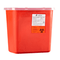 thumbnail image 1 of Dealmed Sharps Container, 2 Gallon Rotor Opening, Red (Pack of 1), 1 of 11