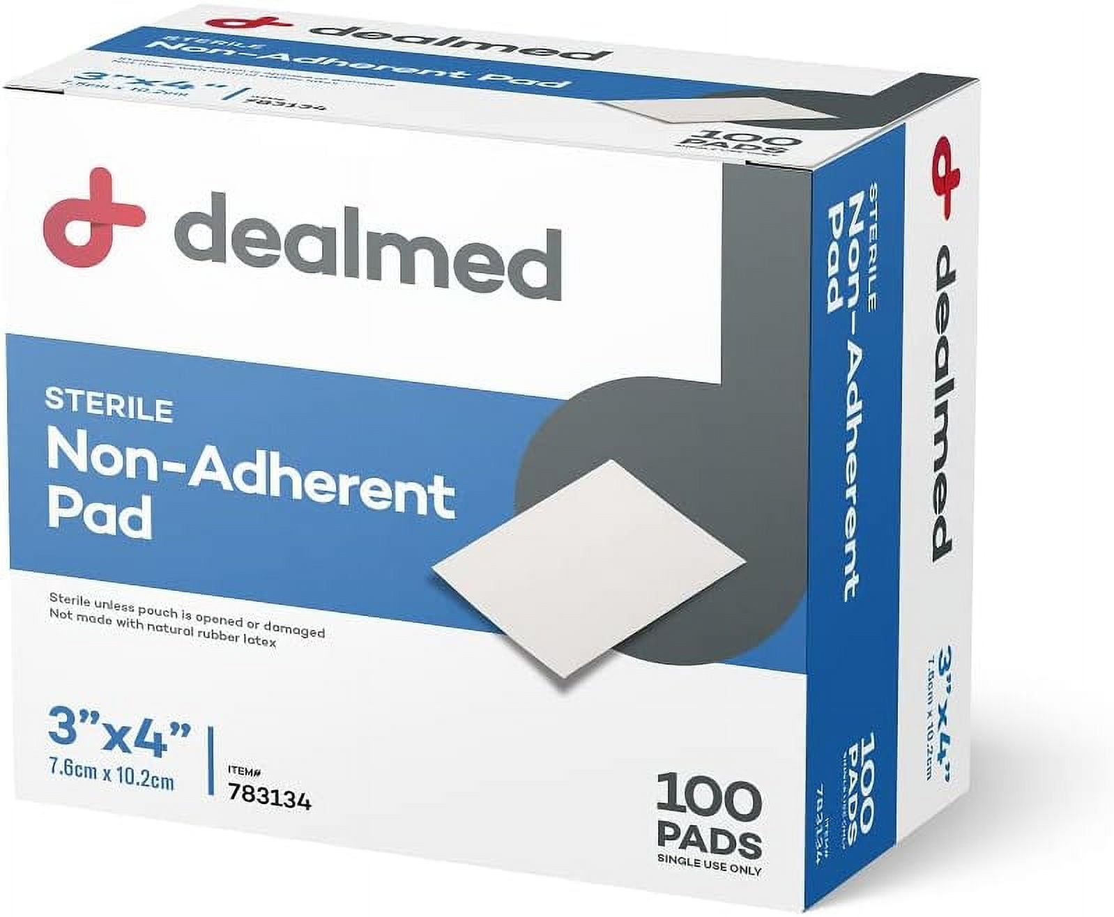 Non adherent pad outlet