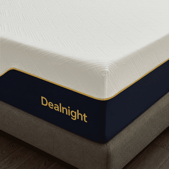 Dealnight 10" Twin Mattress with Cooling Gel Memory Foam & Washable Cover, Firm, Rolled in a Box
