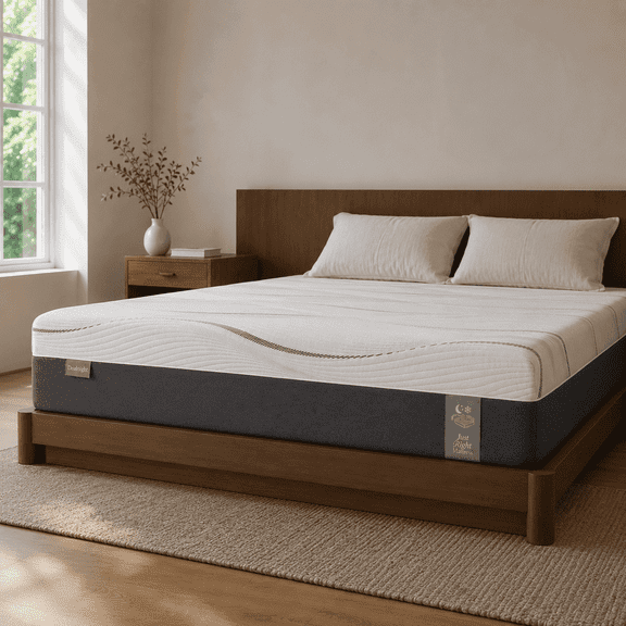 Dealnight 8" Full Cooling Gel Mattress with Green Tea Infused , Fiberglass Free,Non-Slip Bottom & Washable Cover